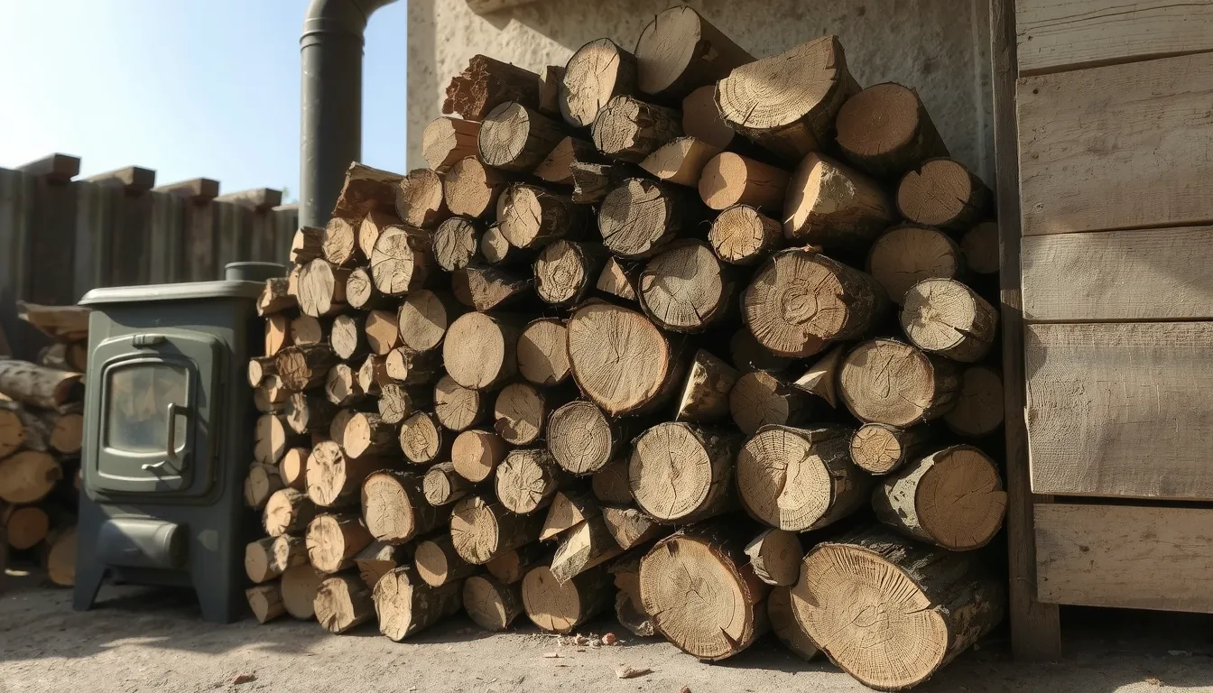 bois de chauffage chataignier