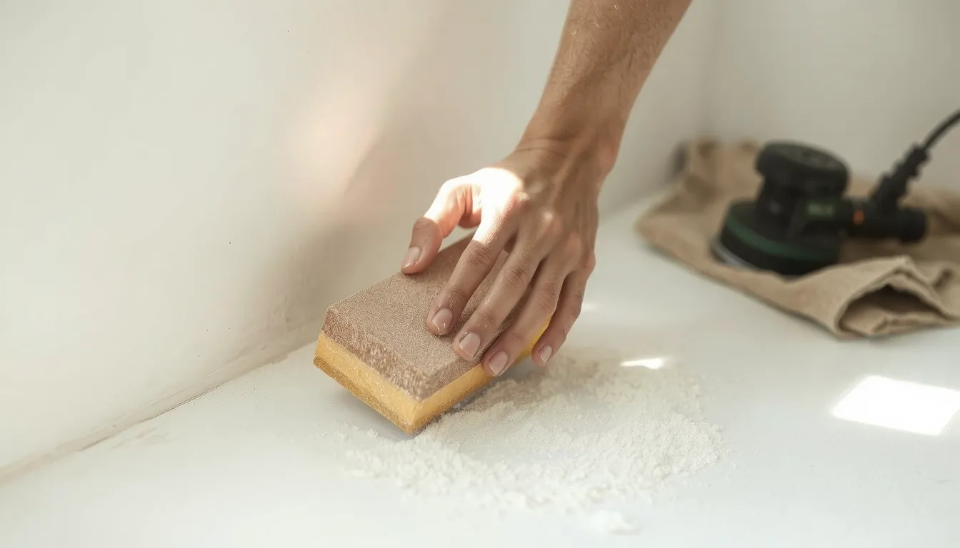 quel grain pour poncer enduit finition