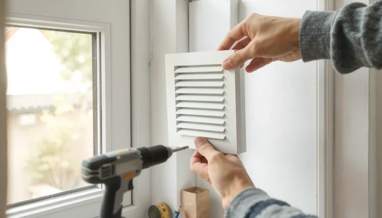Installer grille aeration fenetre : le guide pas à pas pour un air sain chez soi