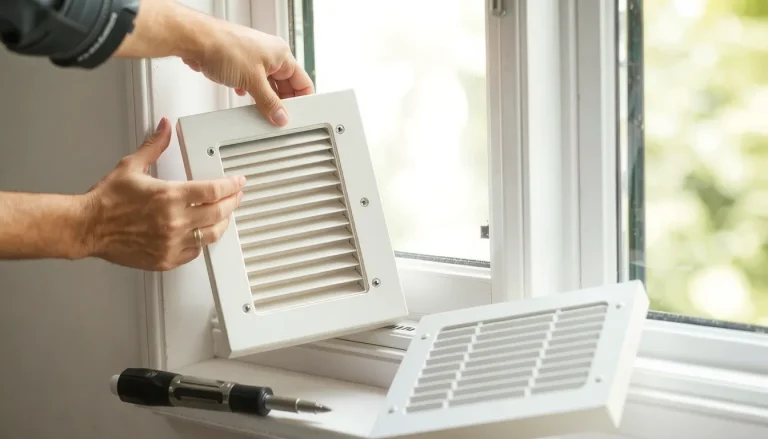 Quel sens poser une grille d&rsquo;aération sur fenêtre PVC : orientation, emplacement et installation