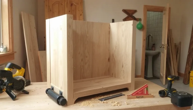 Fabriquer un meuble salle de bain en bois : tutoriel pas à pas et idées DIY