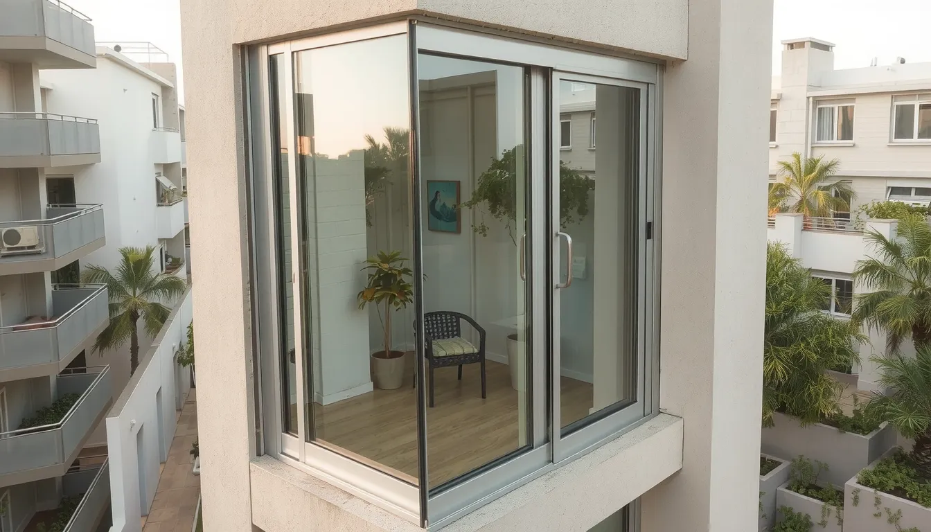 veranda sur un balcon
